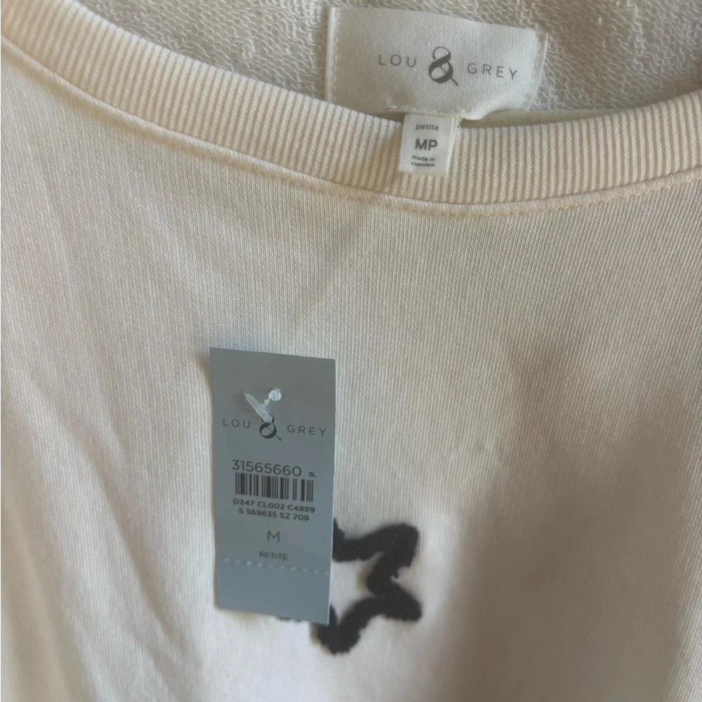 Lou & Grey White Star Kids T-Shirt - Picture 2 of 4